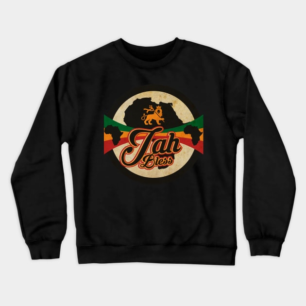 Vintage Jah Bless Crewneck Sweatshirt by CTShirts